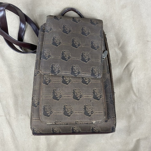 RARE Vintage Marilyn Monroe Women\'s Backpack Bag Face HTF main image 4